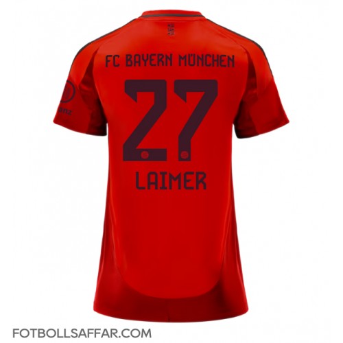 Bayern Munich Konrad Laimer #27 Hemmatröja Dam 2024-25 Kortärmad